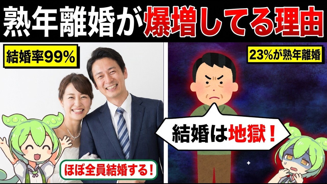 熟年離婚が急増している理由