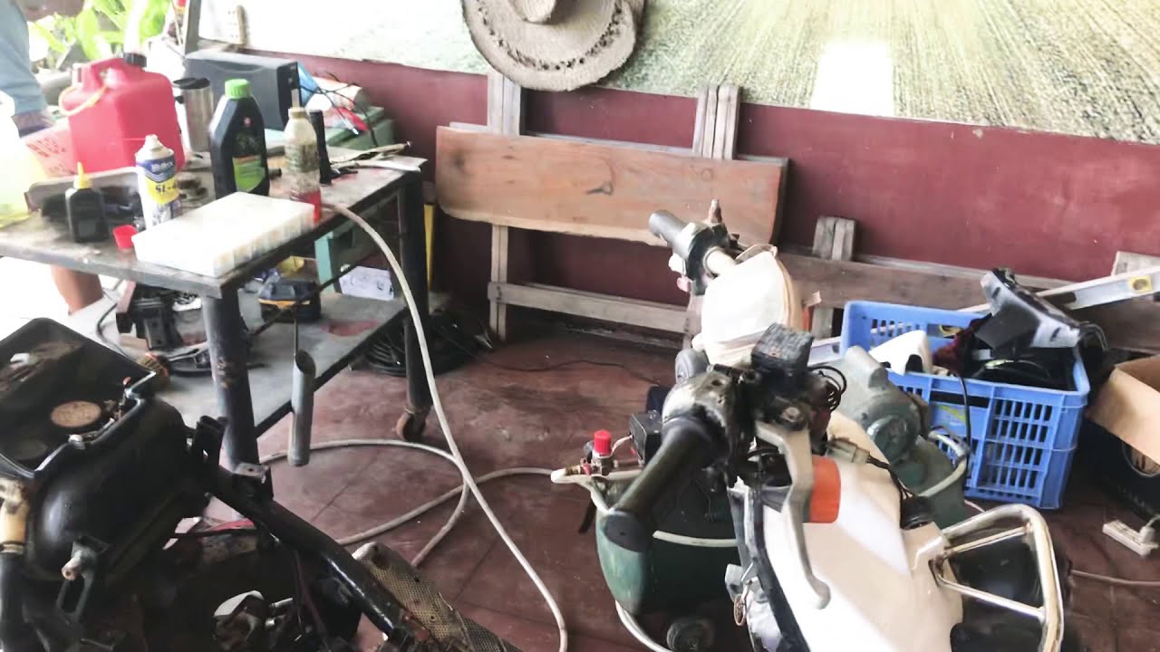 Yamaha BWS 100 strip down for restoration