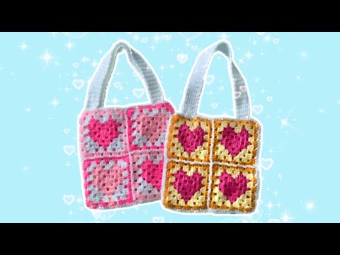 Granny Heart Tote - 2017 Granny-Spiration Challenge!