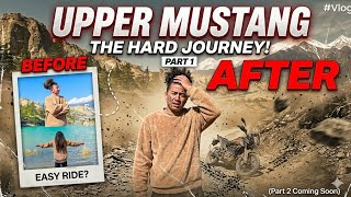 Upper Mustang जाँदा बाटोमै बिजोग भयो! 😭 | Bike Crash &amp; Struggle (Part 1)