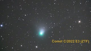 Comet C/2022 E3 (ZTF) is getting brighter! You can already observe it with binoculars! Green Comet..