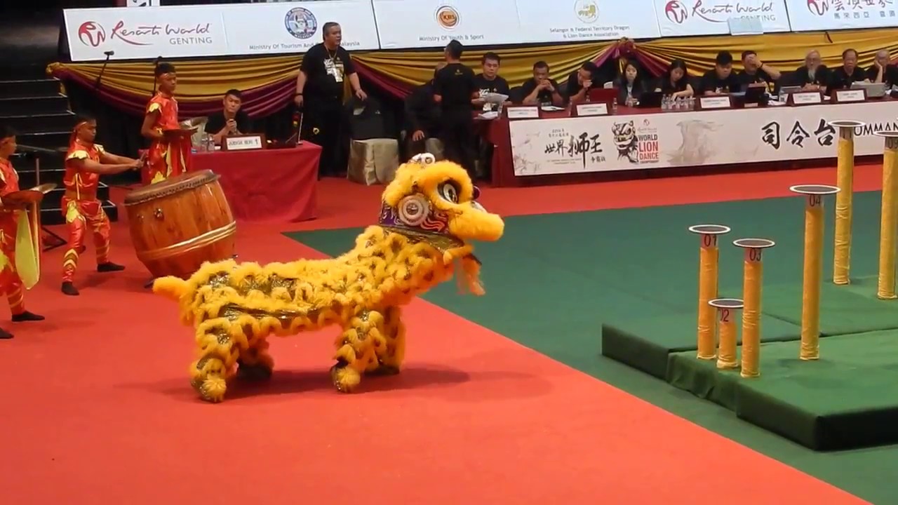 สิงโตดอกเหมยชิงแชมป์โลก kungpakthailand 2016 World Lion Dance Championships   Preliminary Day 2
