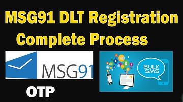MSG91 DLT Registration Complete Process | Bulk SMS, Transactional & OTP SMS Setup Step-by-Step