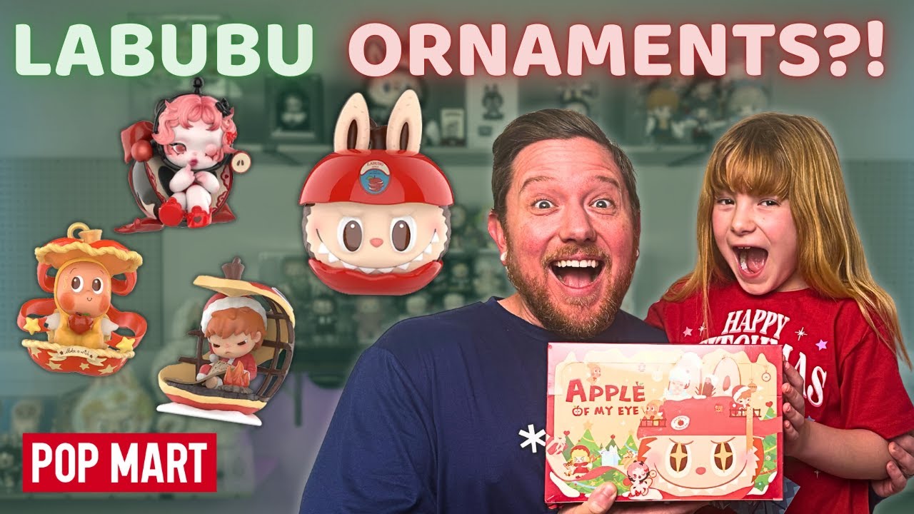Рождественские украшения Labubu от POPMART | Покупки в Apple of My Eye!