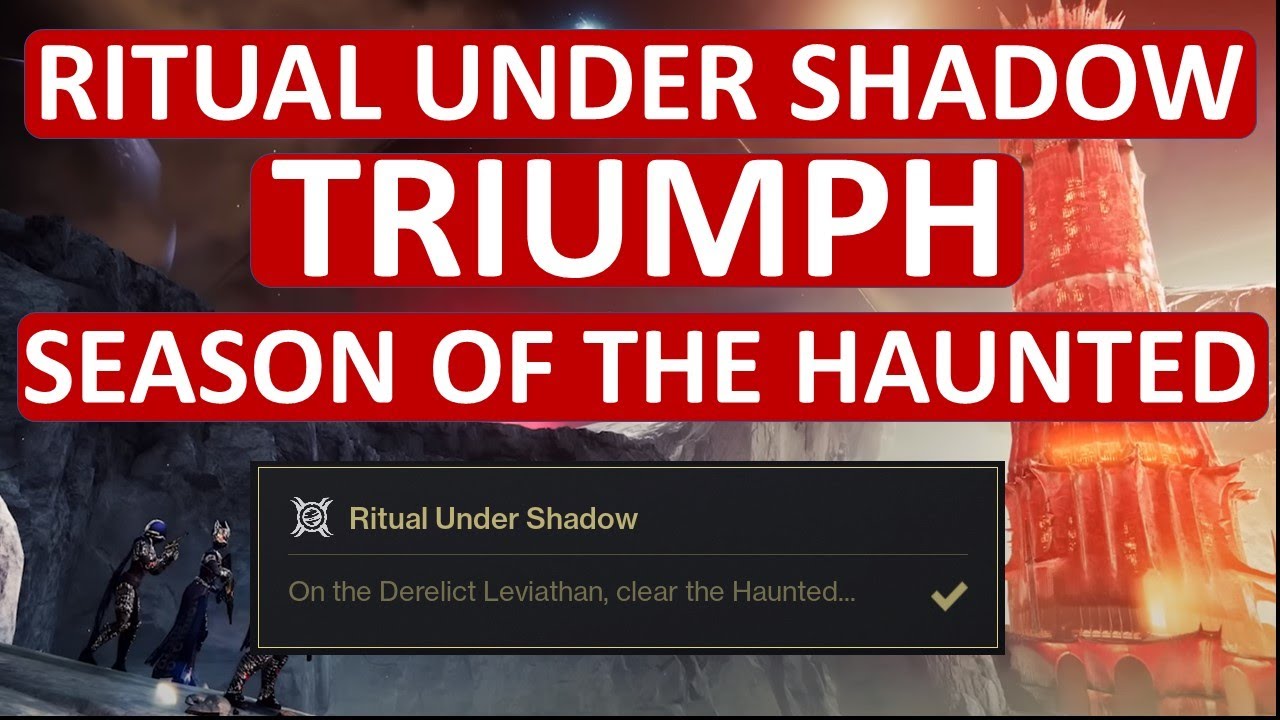 Ritual Under Shadow Triumph | Season of the Haunted | Destiny 2