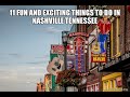 11 fantastic, fun and exciting things to do in Nashville Tennessee 2021 (Covid over)