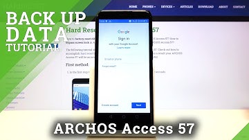 How to Enable Google Backup in ARCHOS Access 57 – Backup Account