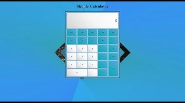 Creating a Simple Calculator using CSS Grid