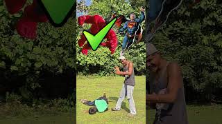 Hulk🛑 Vs Superman 🔵 Emoji Acting Video #shorts