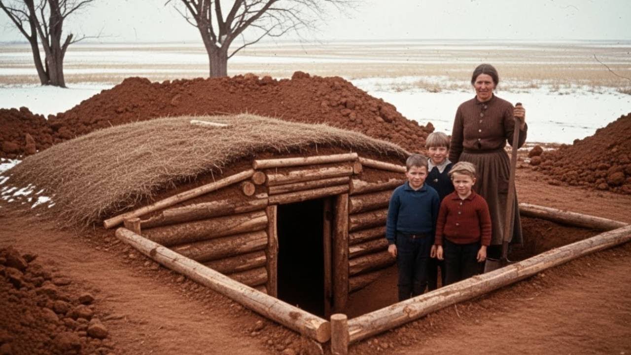 Why Everyone Laughed When She Dug a Dirt Pit — Until the Single Mom's Kids Slept 28° Warmer