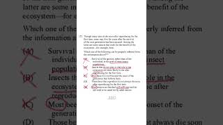 Can you answer this Must be True question on the LSAT?