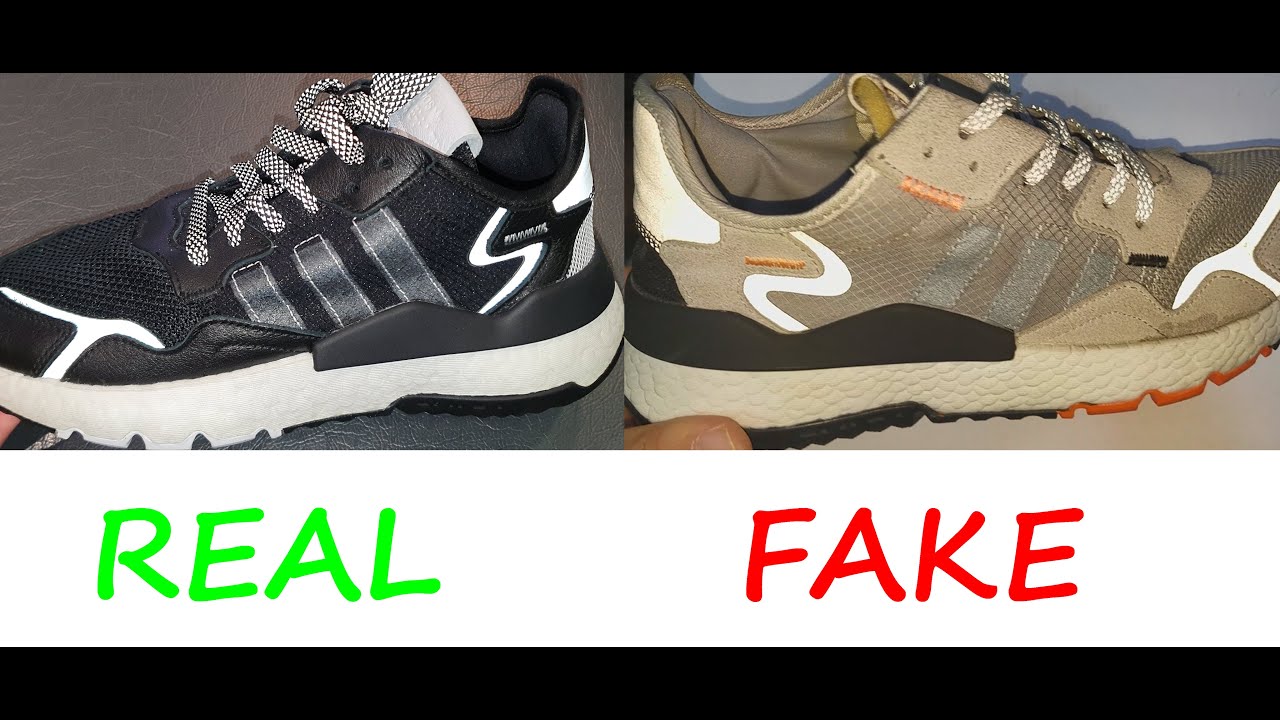 Adidas Nite Jogger boost real vs fake 