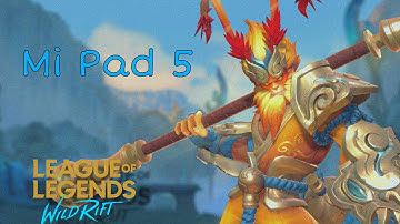Gameplay League of Legends Wild Rift (mi pad 5)