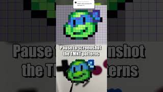 #TMNT #perlerbeads Patterns Teenage Mutant Ninja Turtles
