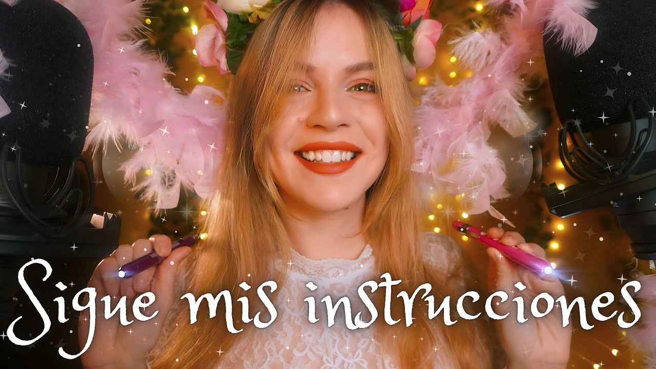 ASMR Sigue Mis Instrucciones Personalizado INTERACTIVO