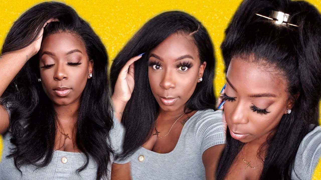 What Wig⁉️😱 | Natural Everyday 360 Kinky Straight Human Hair Lace Wig | OMGHerHair