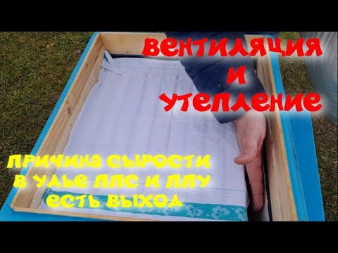 ПРАВИЛЬНАЯ ВЕНТИЛЯЦИЯ И УТЕПЛЕНИЕ УЛЬЯ. ЗИМОВКА ПЧЕЛ НА УЛИЦЕ.