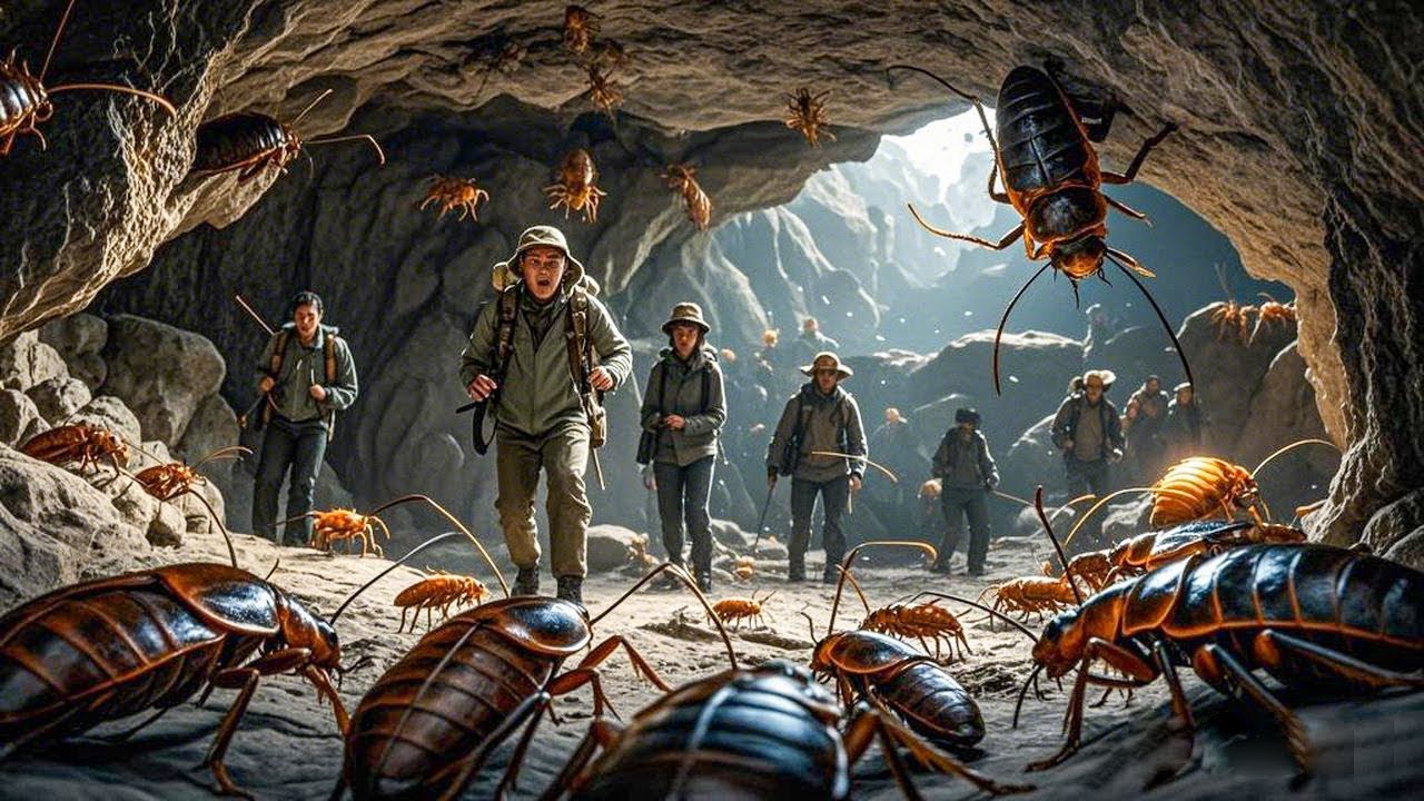 災難電影！ 探險隊闖入神秘洞穴，遭到蟑螂群致命襲擊！【巨蜥Varanus Priscus】丨驚悚 冒險 災難 #奇妙影视馆