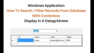 winforms combobox search and display records in datagridview c# 4.6