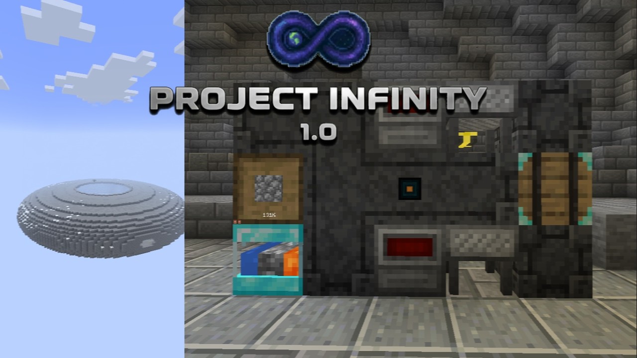 project infinity 1,0 ep:4 البيت الغريب و فارم الموارد - YouTube