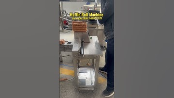 Waffle Roll Machine | Wafer Roll Machine | Coconut Crispy Rolls Machine | Waffle Cookies Machine