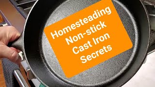 How To Keep Your Cast Iron Non Stick