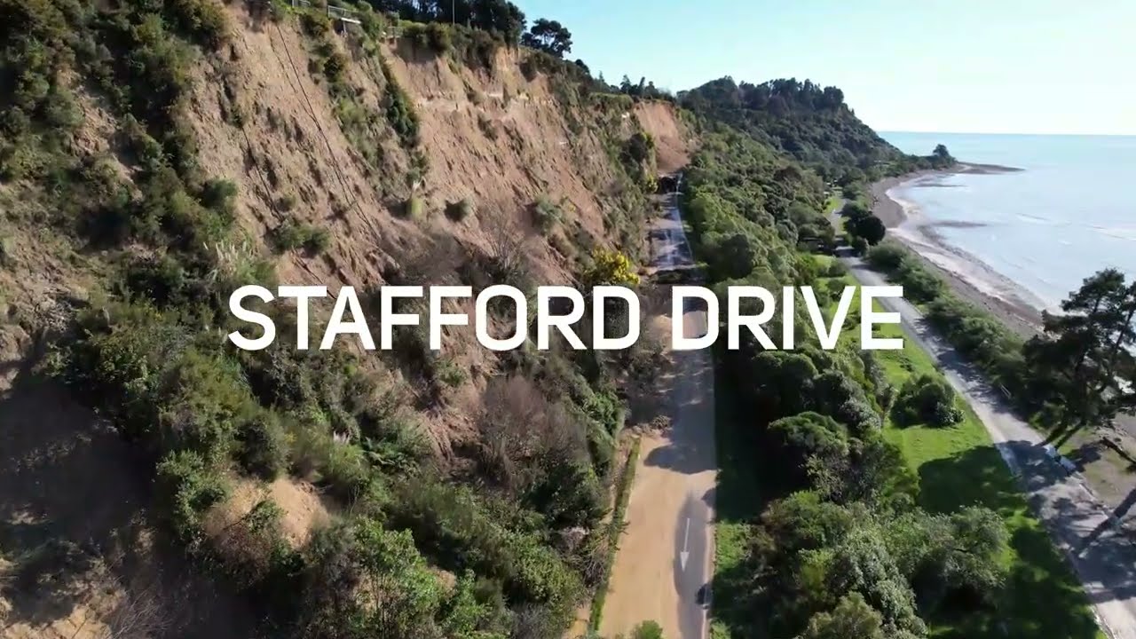 Stafford Drive after the August 2022 weather event YouTube