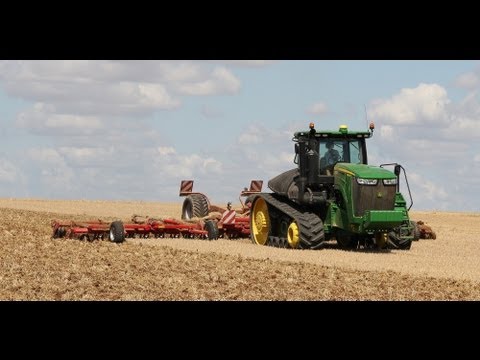 BIGGEST JOHN DEERE TRACTOR : 9560 RT & Horsch 12 m