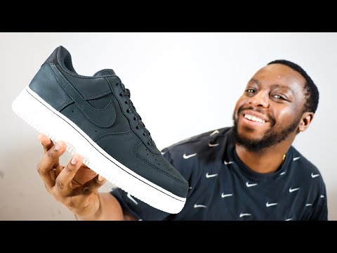 Nike Air Force 1 Off Noir Black On Foot Sneaker Review