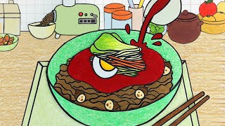 A cute stop motion to make delicious noodles :: selfacoustic