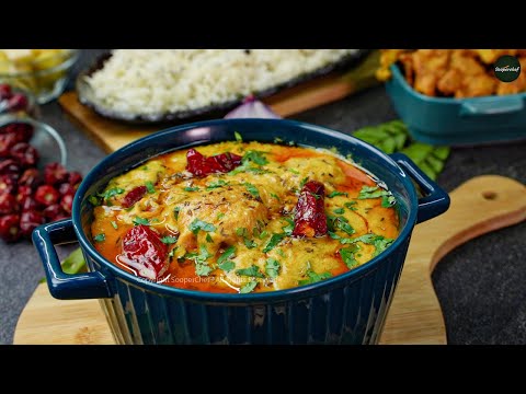 Kadhi Pakora with Zeera Rice Recipe by SooperChef (Kadhi Chawal Recipe)