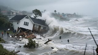 2 minutes ago typhoon Nando destroys homes and causes huge waves similar to a tsunami