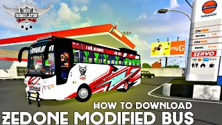 How to Download ZEDONE Modified Bus | Download kese karey ZEDONE Bus Mod #bussid #busgames screenshot 4