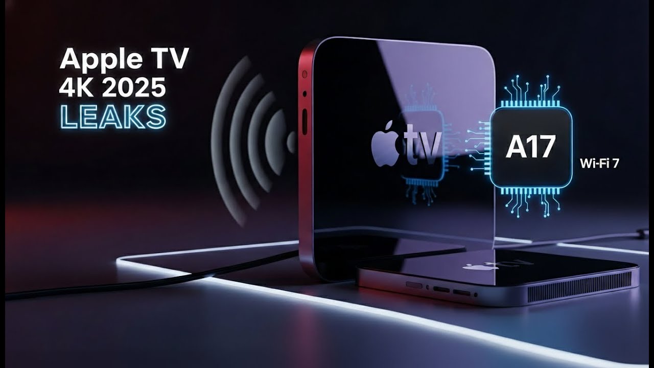 Apple TV 4K 2025 LEAKS: A17 Power Boost, Faster Wi-Fi 7 & New Slim ...