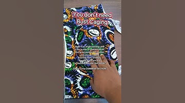 learn how to cut a bustier that stands without bust Caging #bustierpattern #bustier