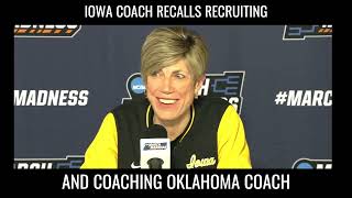 Oklahoma Coach Played Basketball At Iowa #hawkeyes