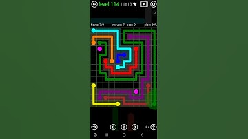 How To Solve Flow Free Rectangle Pack Level 114 11x13 Board Walk Through Solution Walkthrough