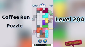 ☕ Coffee Run Puzzle Level 204 Walkthrough 🔍 | Coffee Run Level 204