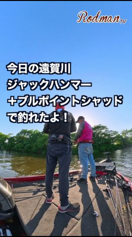 ジャックハンマーって範馬勇次郎の長男の名前から名付けてるよね? #ロッドマン #遠賀川 #バス釣り #バキ #ジャックハンマー