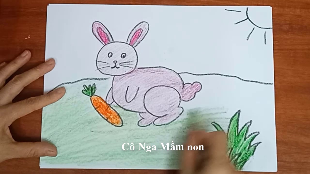 Draw Rabbit/ hướng dẫn Vẽ con thỏ đơn giản - YouTube