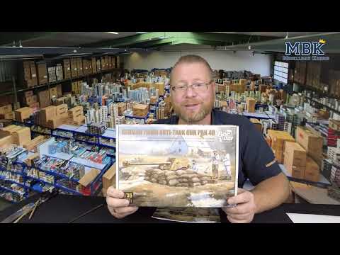 Video: Border Model BT051 německý protitankový kanón 7,5 cm PaK 40 (1/35)