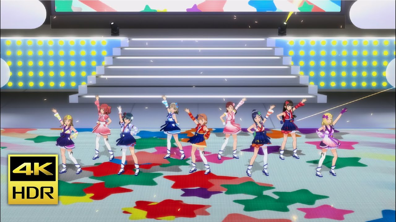 【スクフェスACHM/PS4】 Step! ZERO to ONE ダンスフォーカス動画【4KHDR】