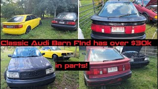 I bought 4 classic Rare 20v Turbo Audi cars| 3 Coupe Quattros & UrS4 !
