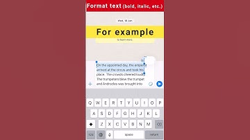 Format text bold, italic, etc, on iPhone #viral #video #shorts