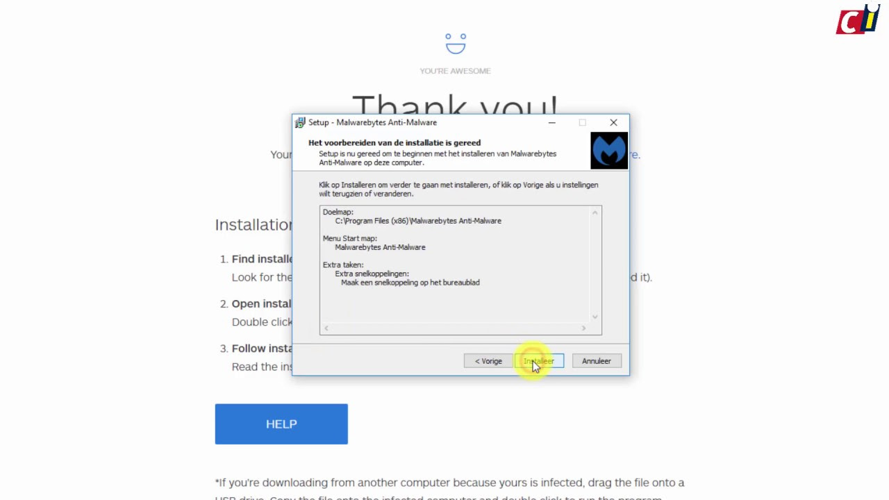  Update  Je computer gratis scannen op virussen met Malwarebytes