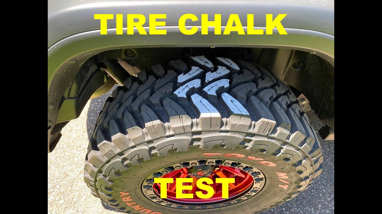 Adjust air pressure by using the chalk test 