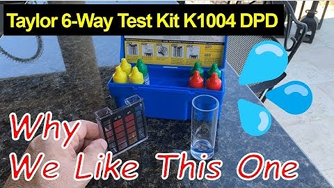 💦Pool Help 19 ● Quick TA, Chlorine, and PH Test Kit ● Taylor K-1004 DPD