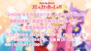 「SHOW BY ROCK!!ましゅまいれっしゅ!!」最終回直前！放送まで待ち切れないから...緊急生放送スペシャル!!