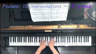 Poulenc : 15 Improvisations - No.11