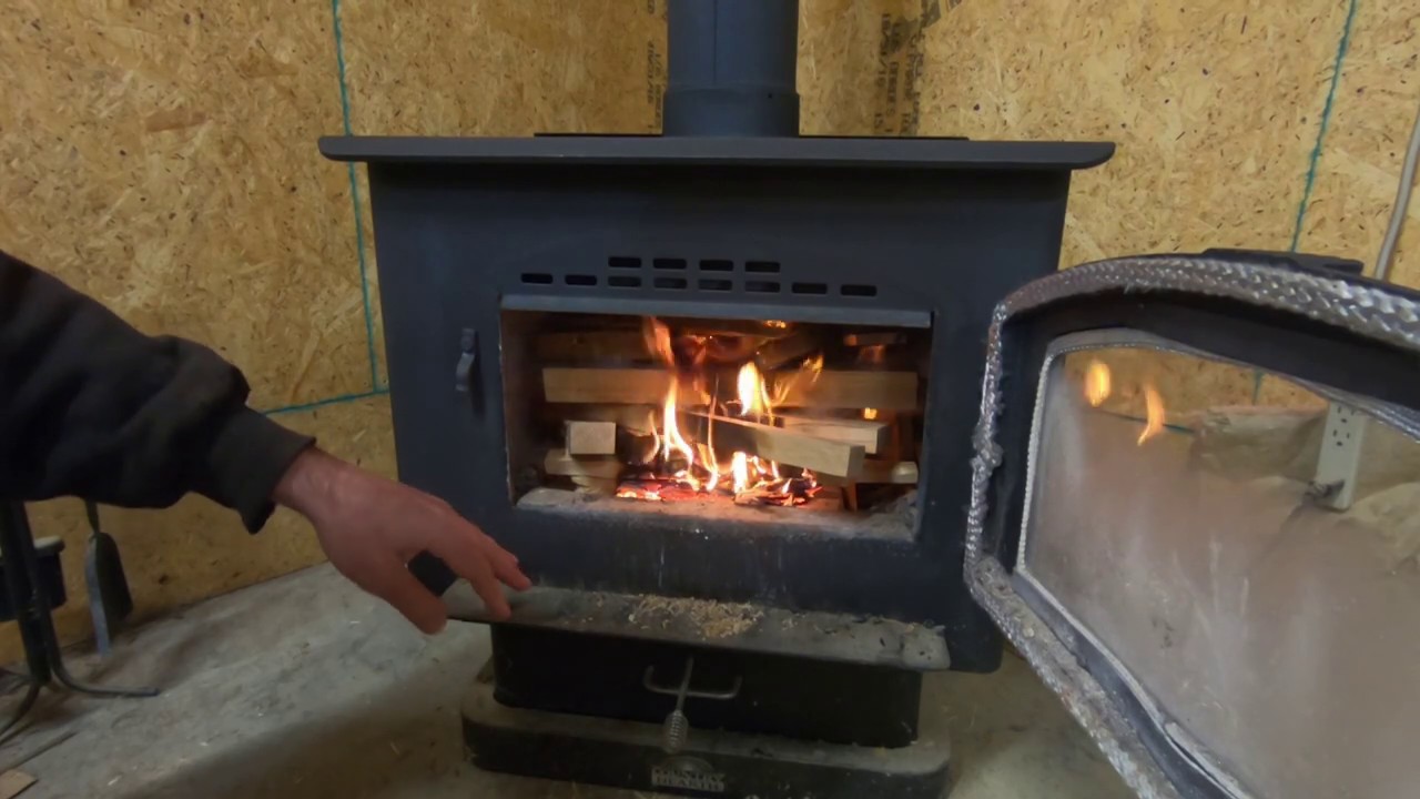Building a Fire and Talking about Heating Stove and YouTube